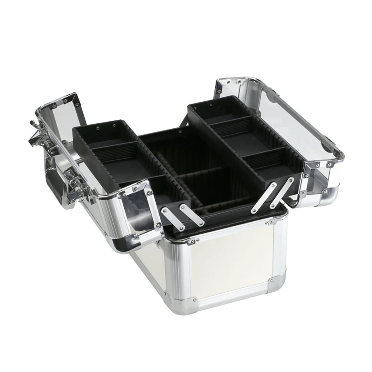 TZCASE Original Collection Aluminum Beauty Case Style AB-411 / CLR, image 26024777842838