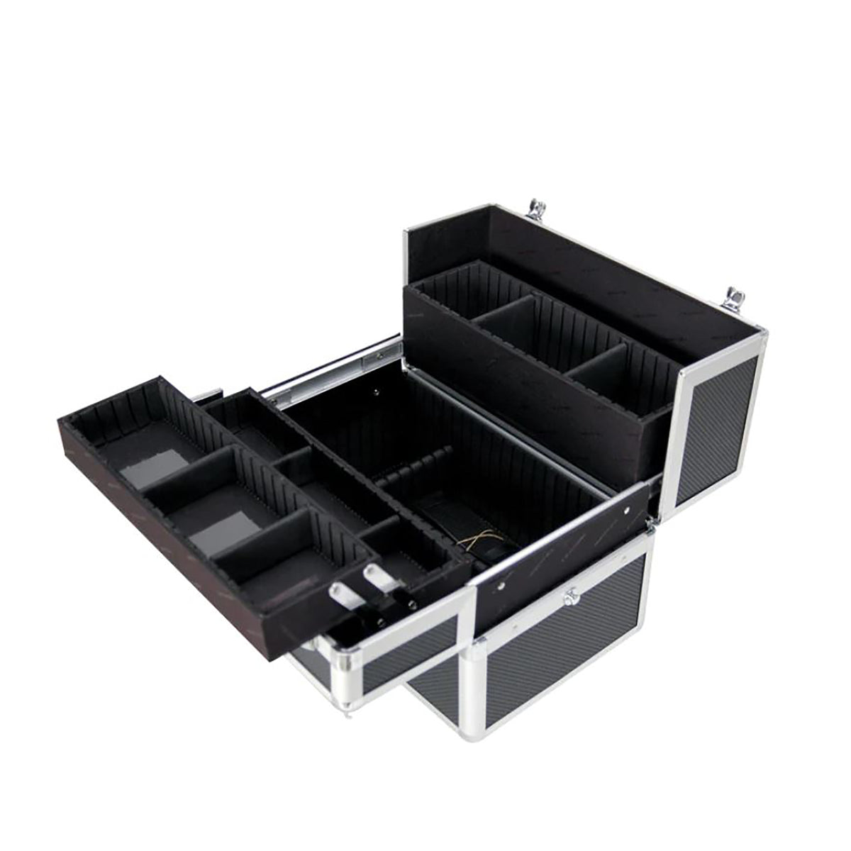 TZCASE Mini Series Pro Beauty Case Black & Silver Style TC07 / BH, image 26024529232022