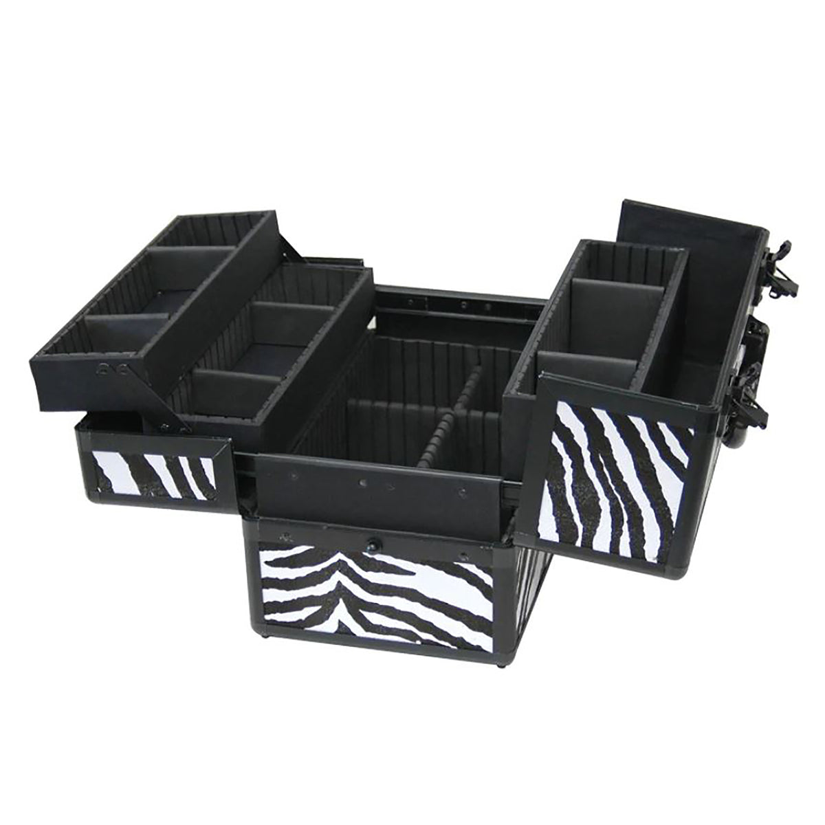 TZCASE Mini Series Pro Beauty Case Black & Silver Style TC07 / ZBA, image 26024533426326