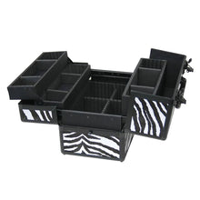 TZCASE Mini Series Pro Beauty Case Black & Silver Style TC07 / ZBA