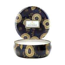 Voluspa Japonica 3 Wick Candle in Decorative Tin / Moso Bamboo