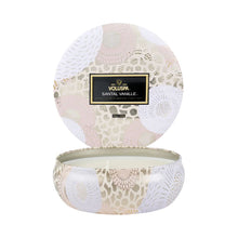 Voluspa Japonica 3 Wick Candle in Decorative Tin / SANTAL VANILLE