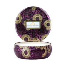 Voluspa Japonica 3 Wick Candle in Decorative Tin / Santiago Huckleberry