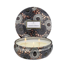 Voluspa Japonica 3 Wick Candle in Decorative Tin / Yashioka Gardenia
