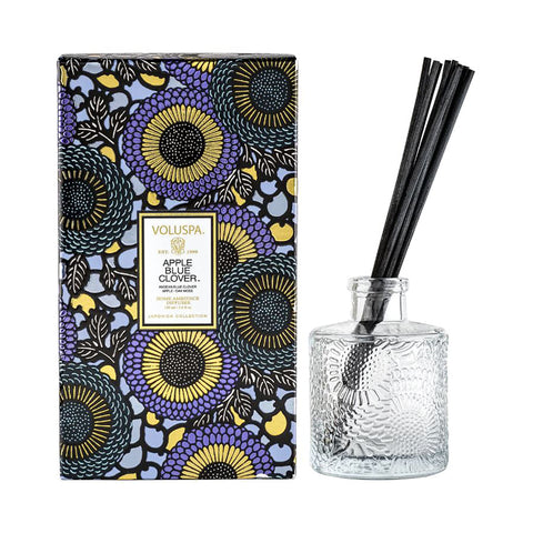Voluspa Japonica Collection Home Ambiance Diffuser / Apple Blue Clover