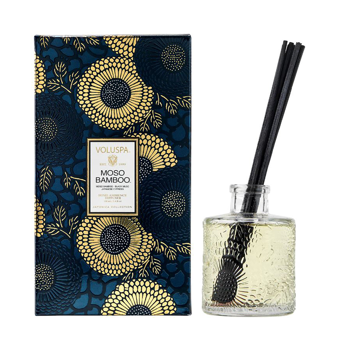 Voluspa Japonica Collection Home Ambiance Diffuser / Moso Bamboo, image 26006797451414