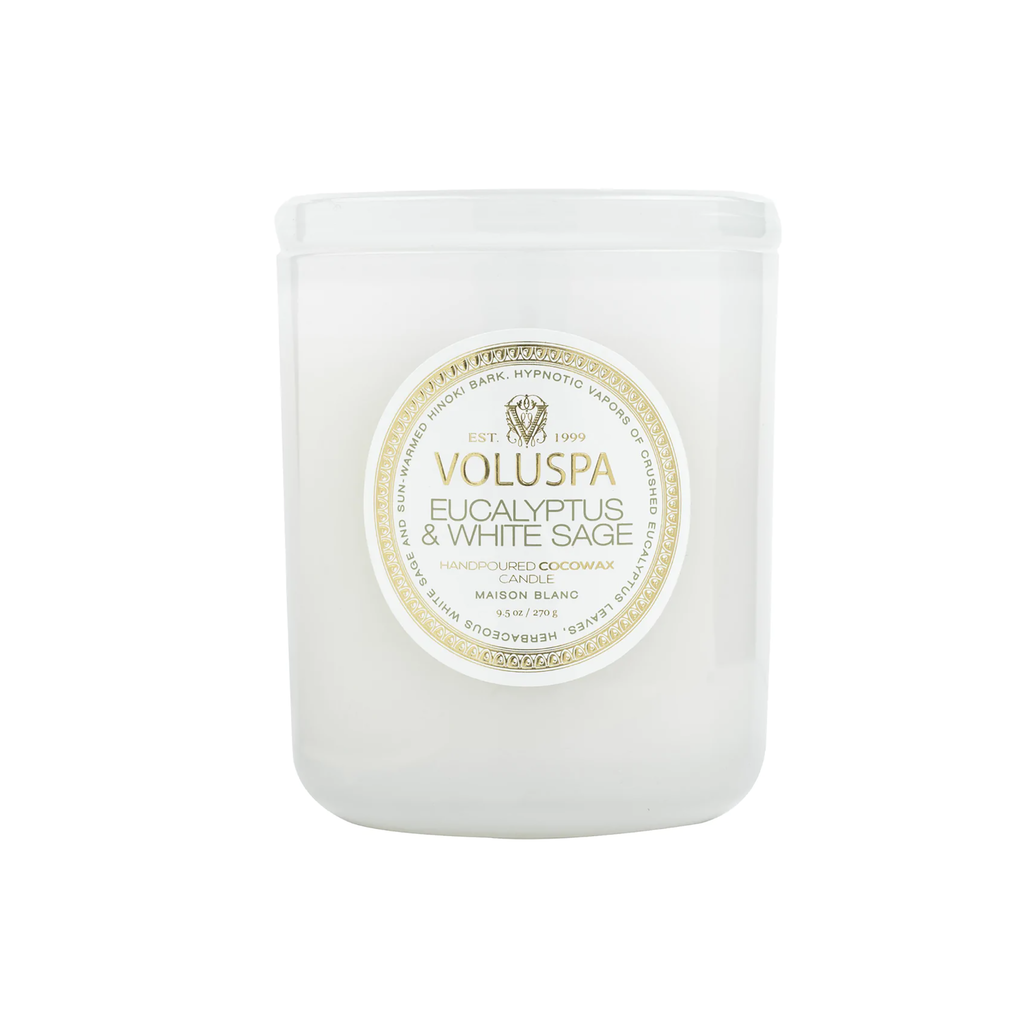 Voluspa Maison Blanc Classic Maison Candle / EUCALYPTUS & WHITE SAGE thumbnail 1