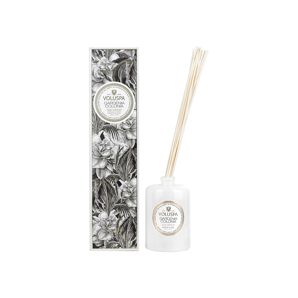 Voluspa Maison Blanc Fragrant Oil Diffuser / Gardenia Colonia, image 26453120254102