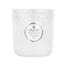 Voluspa Blanc Lux Candle 30 oz ~ burn time 80hrs / MOROCCAN MINT