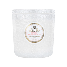  Voluspa Blanc Lux Candle 30 oz ~ burn time 80hrs / Saijo Persimmon