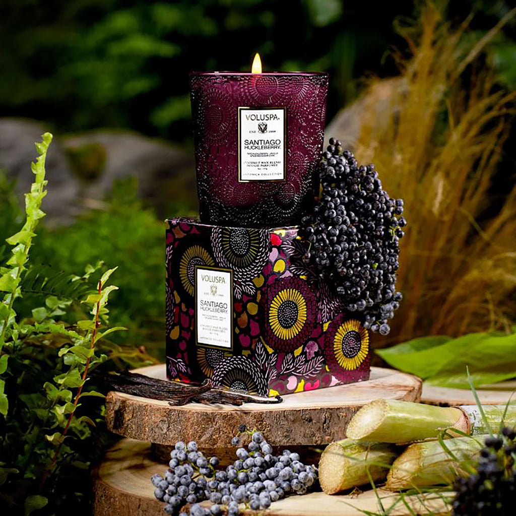 Voluspa Japonica Collection Boxed Classic Candle 9 oz. / Santiago Huckleberry thumbnail 22