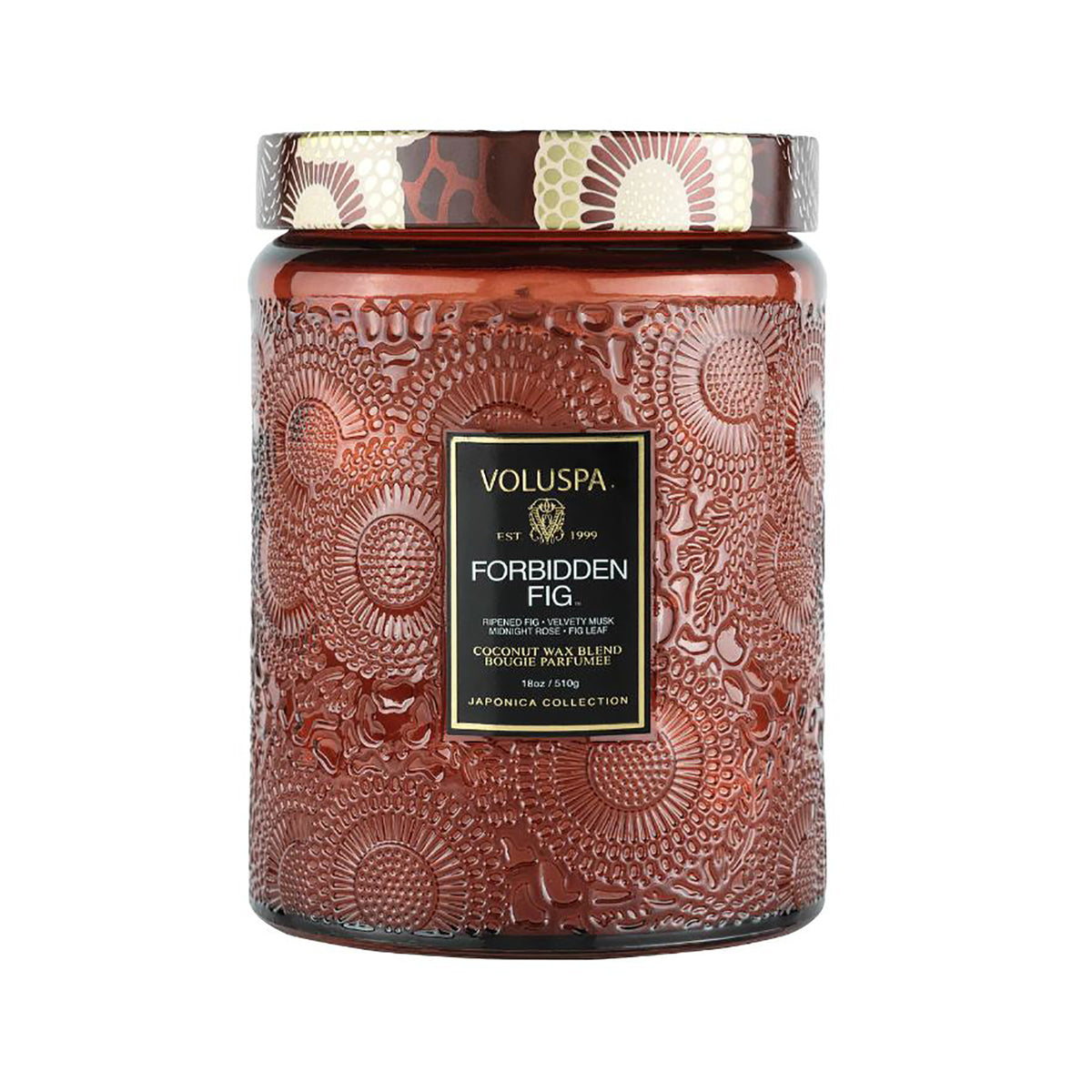 Voluspa Japonica Large Jar Candle 18oz / FORBIDDEN FIG, image 26016574931094