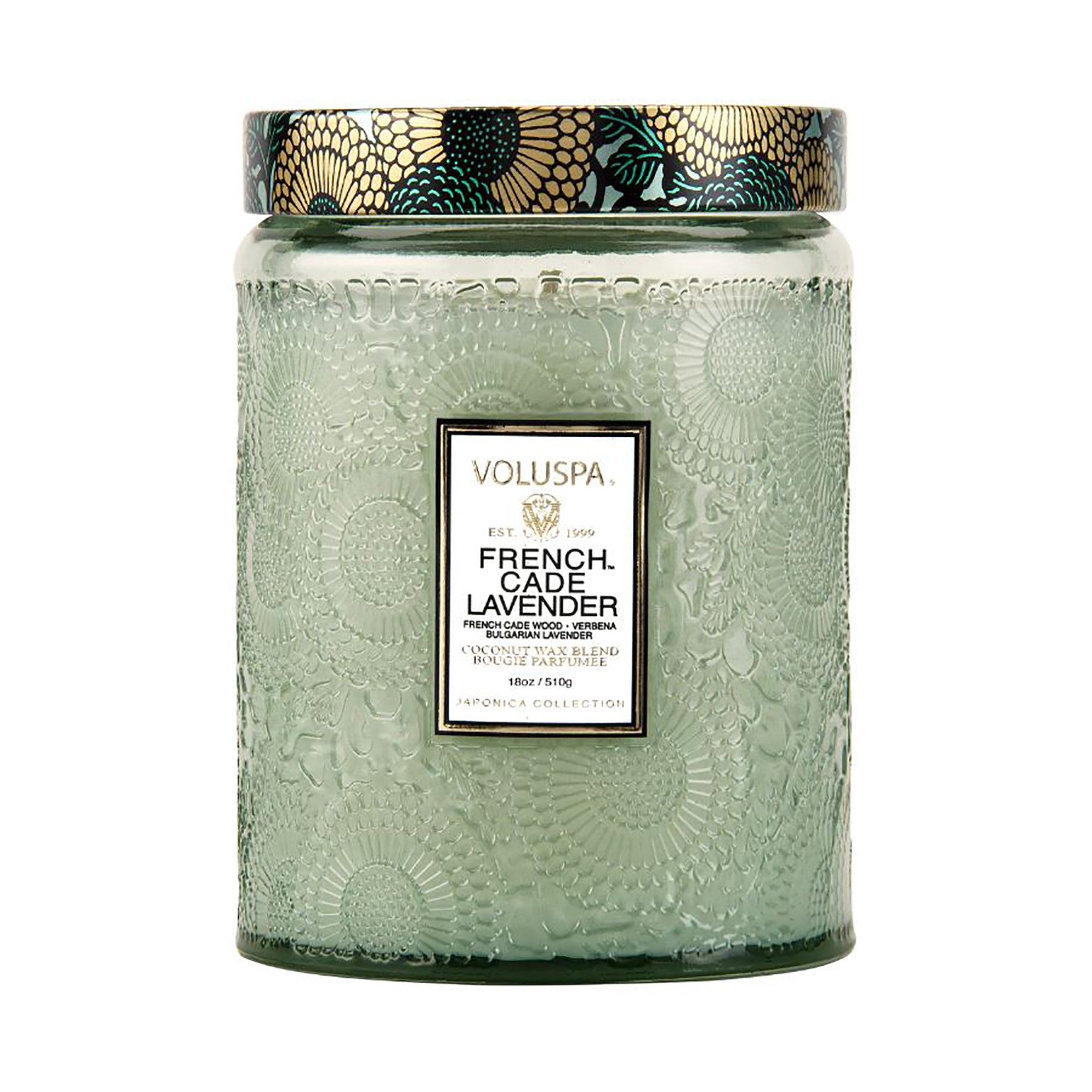 Voluspa Japonica Large Jar Candle 18oz / French Cade Lavender