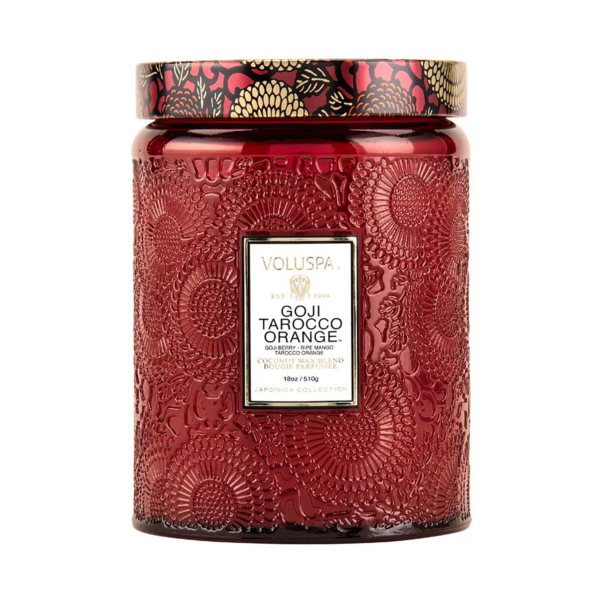 Voluspa Japonica Large Jar Candle 18oz / GOJI TAROCCO