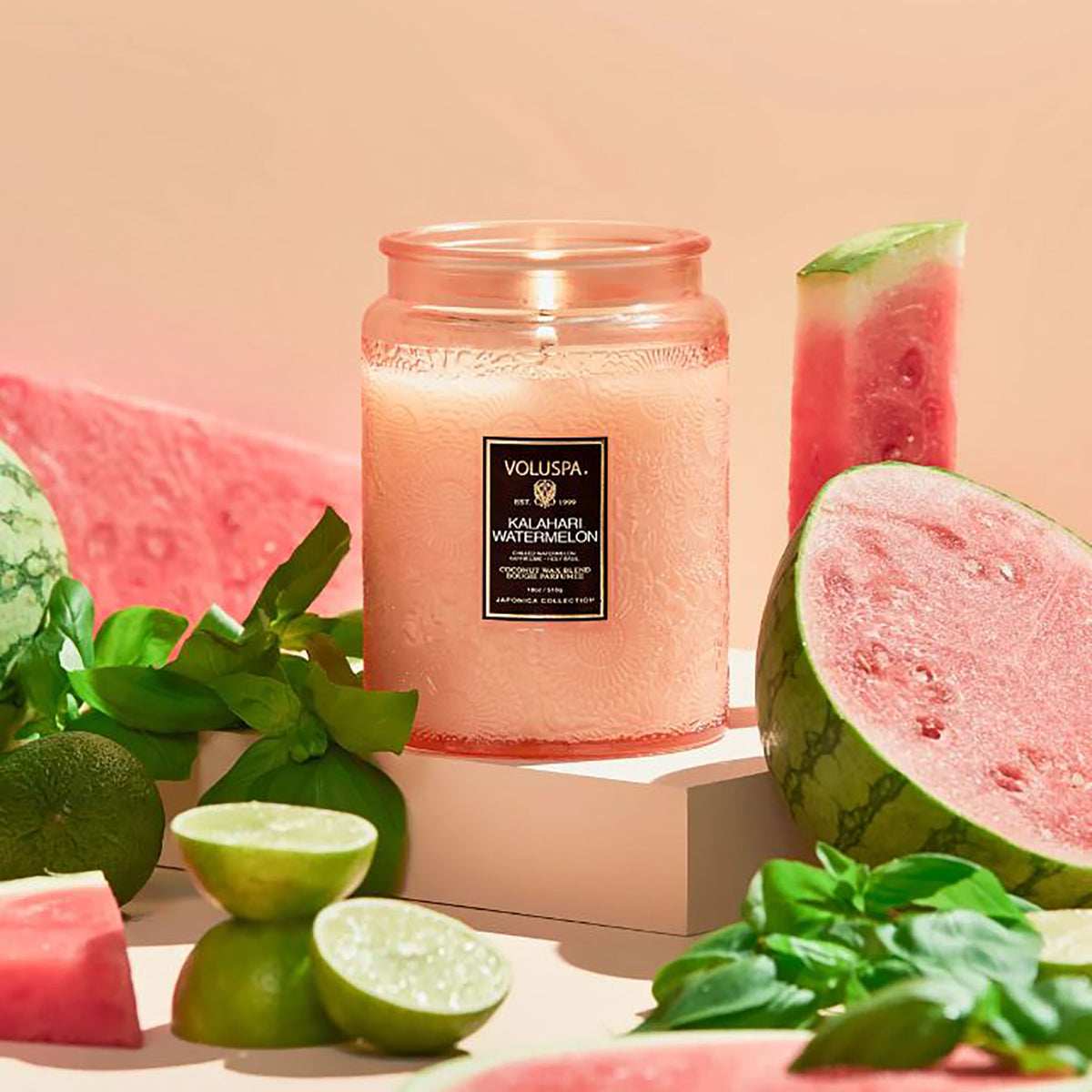 Voluspa Japonica Large Jar Candle 18oz / Kalahari Watermelon, image 26016576438422