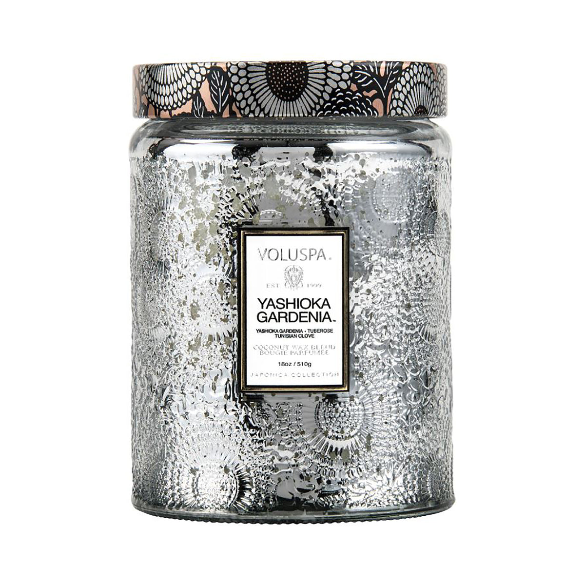 Voluspa Japonica Large Jar Candle 18oz / Yashioka Gardenia, image 26024644771990