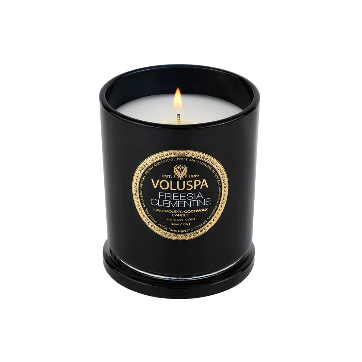 Voluspa Maison Noir Classic Candle / FREESIA, image 26007083548822