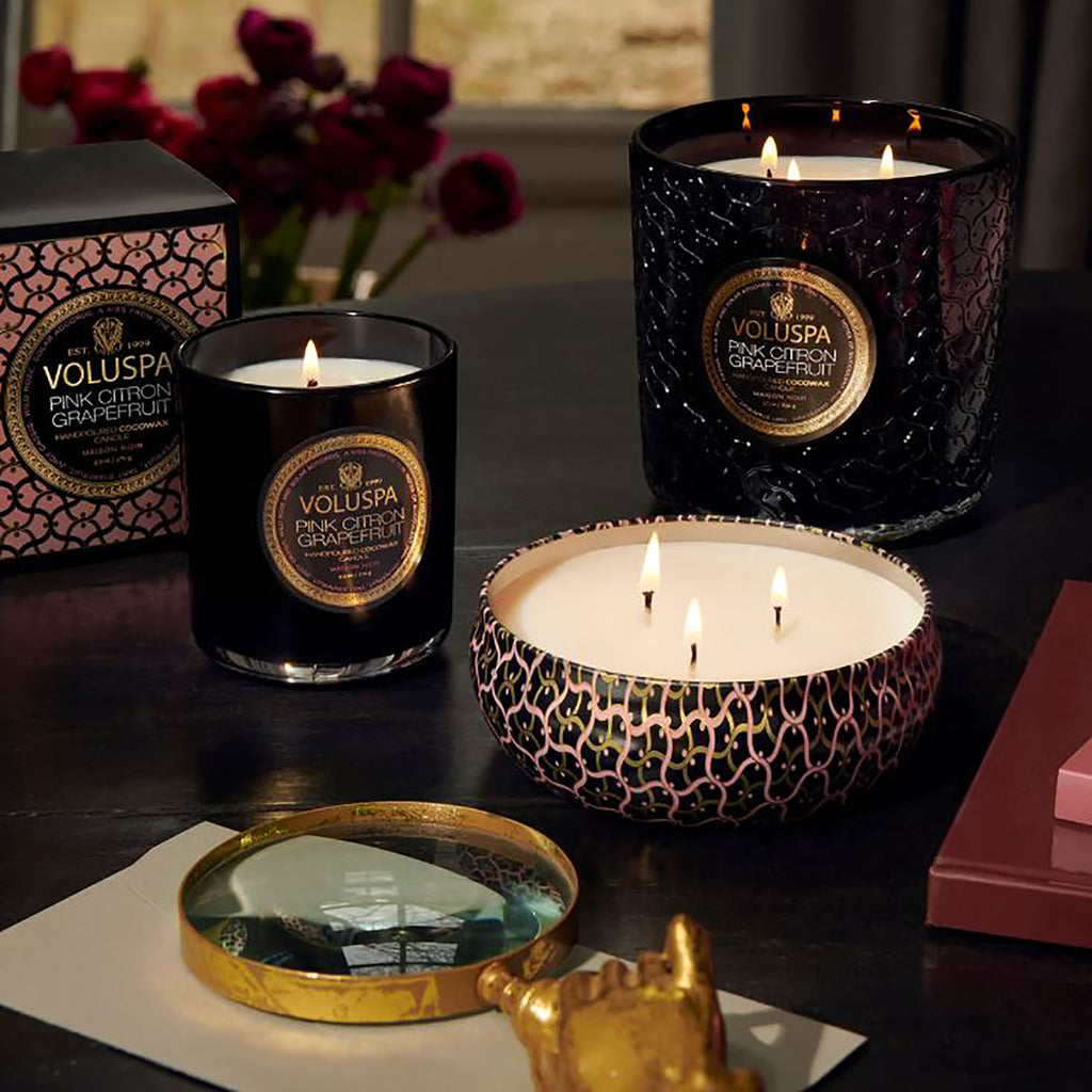 Voluspa Maison Noir Classic Candle / Pink Citron thumbnail 10