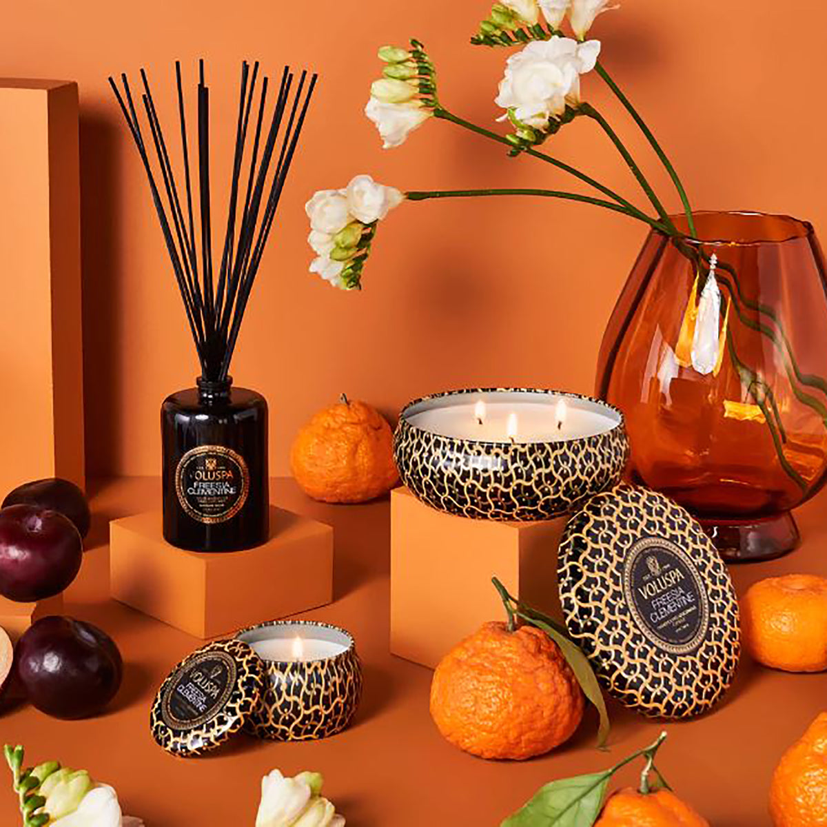 Voluspa Maison Noir Home Ambience Diffuser / FREESIA, image 26007158620310
