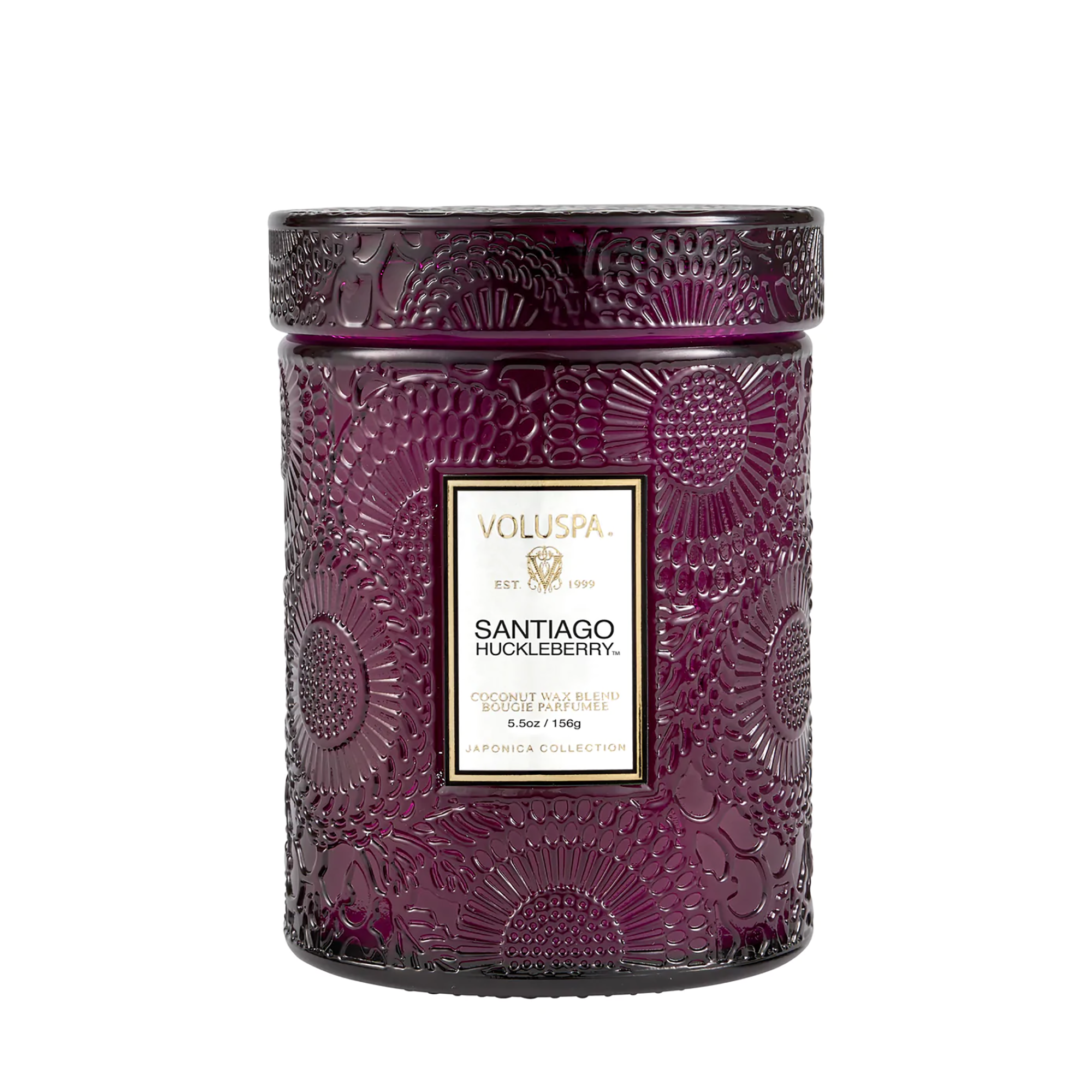 Voluspa Small Jar Candle / Santiago Huckleberry