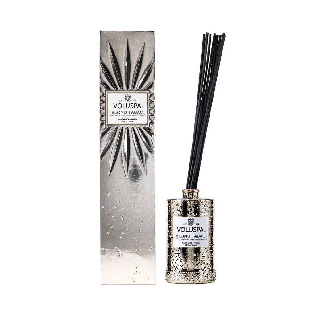 Voluspa Vermeil Fragrant Oil & Rattan Diffuser / Blond Tabac thumbnail 1