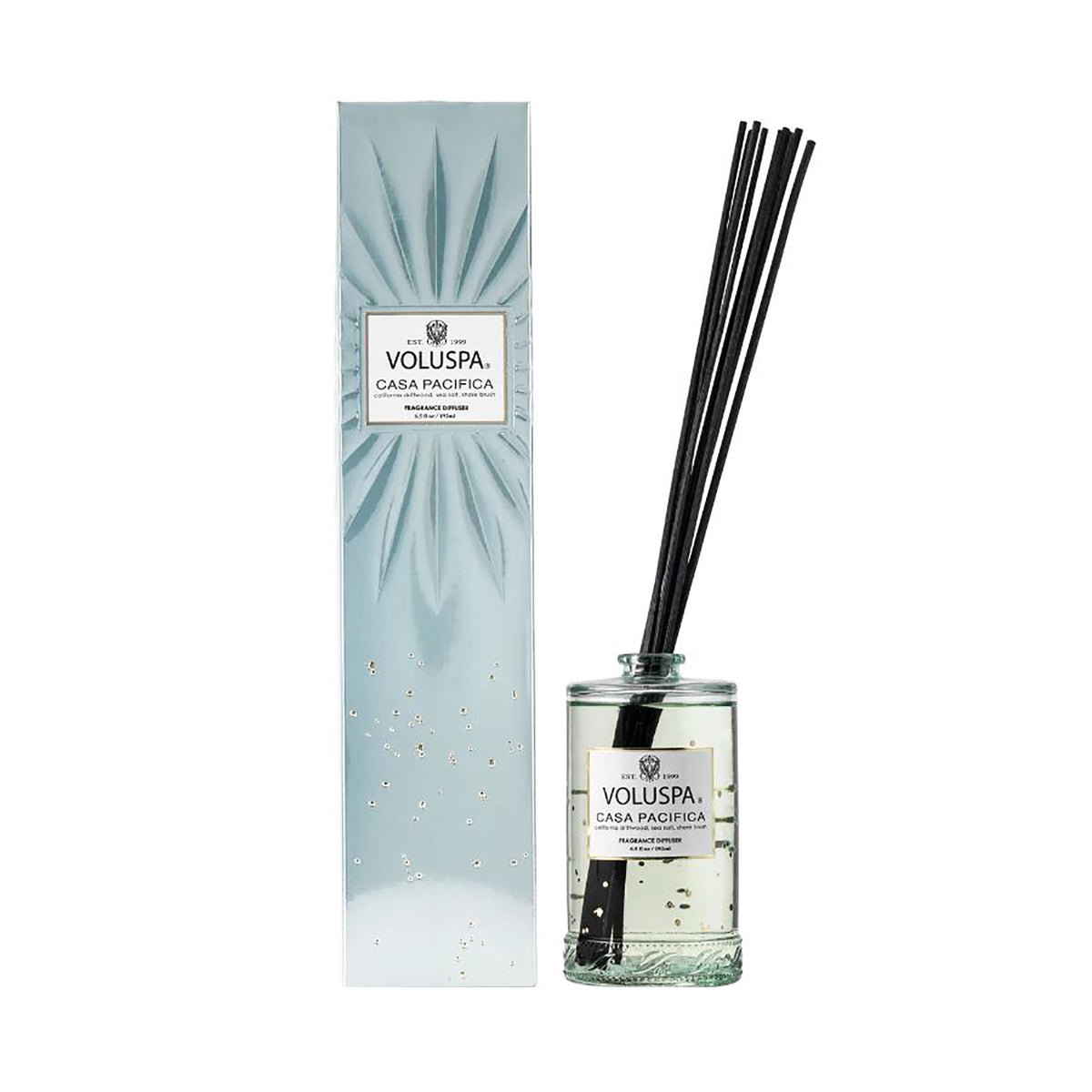 Voluspa Vermeil Fragrant Oil & Rattan Diffuser / Casa Pacifica, image 26016334872726