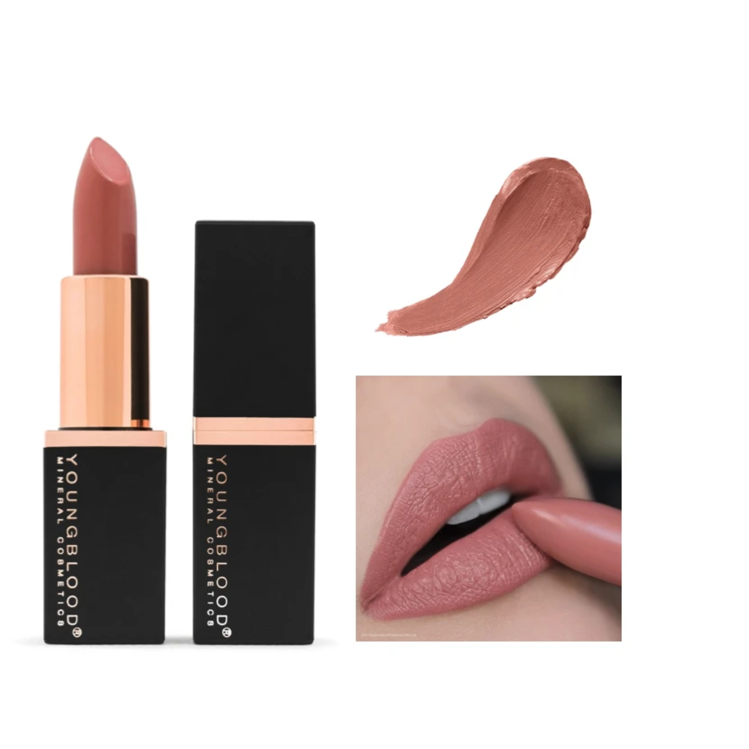 Youngblood Mineral Crème Lipstick / BARELY NUDE