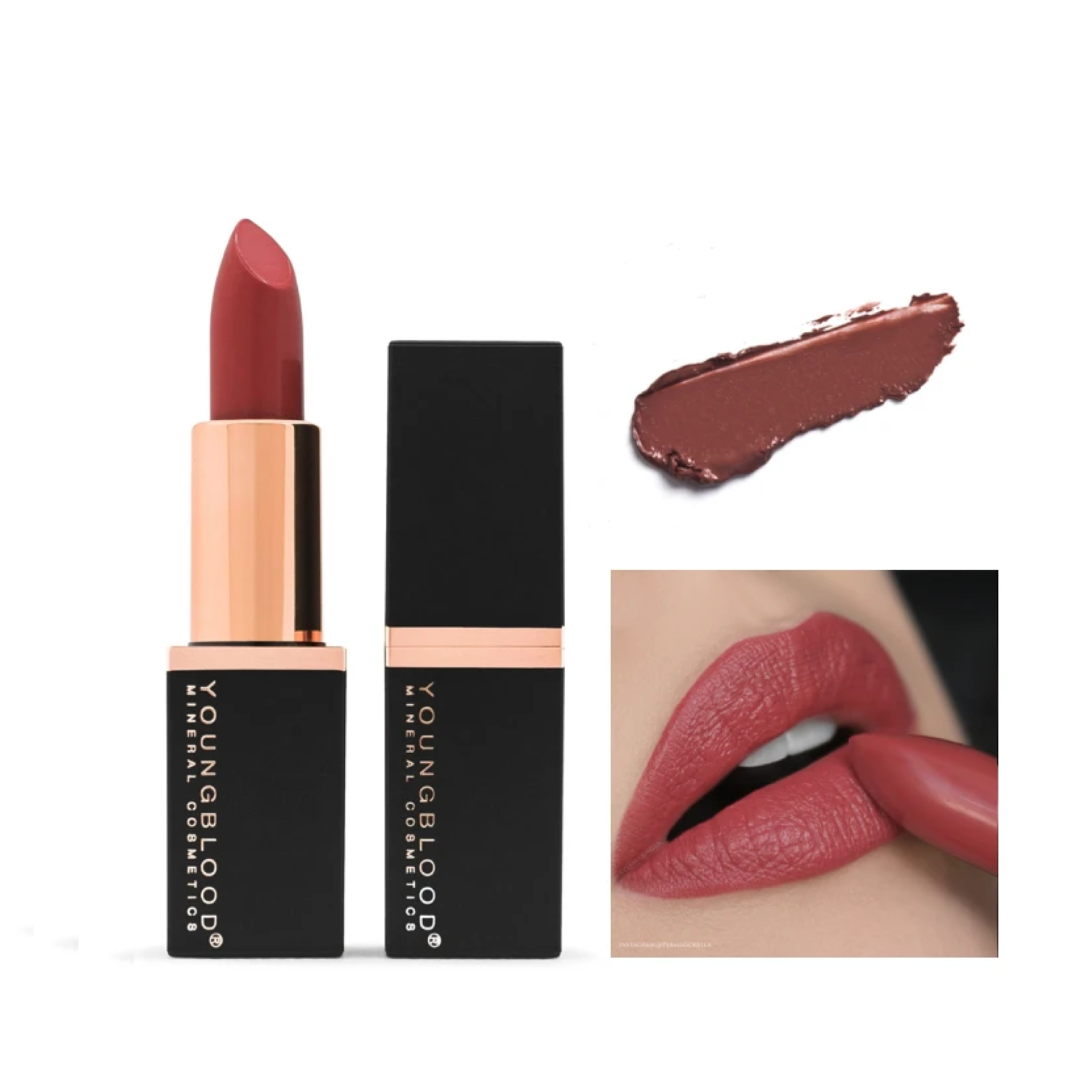 Youngblood Mineral Crème Lipstick / SMOLDER 